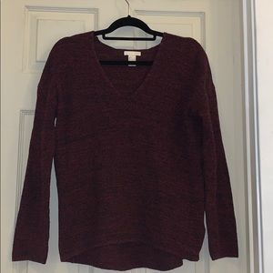 V-neck sweater